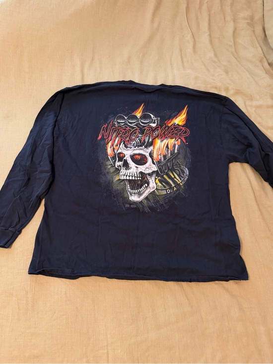 Other - NHRA vintage Long Sleeve Tee - Black with Flame Accent